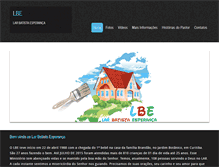 Tablet Screenshot of lbe.org.br